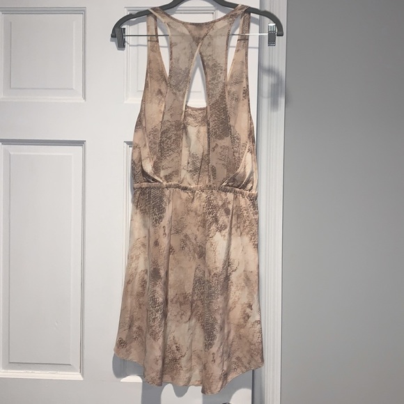 Aritzia Wilfred Silk Snakeskin Print Dress Size Small - Picture 4 of 12